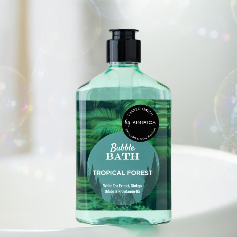 Tropical Forest Bubble Bath For Soothing Exotic Bath
