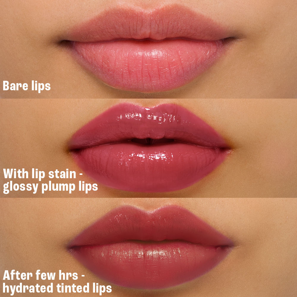 9to5 Hya Beach Edit Lip Gloss Stain, Hydrating, Lasting Tint, SPF 15