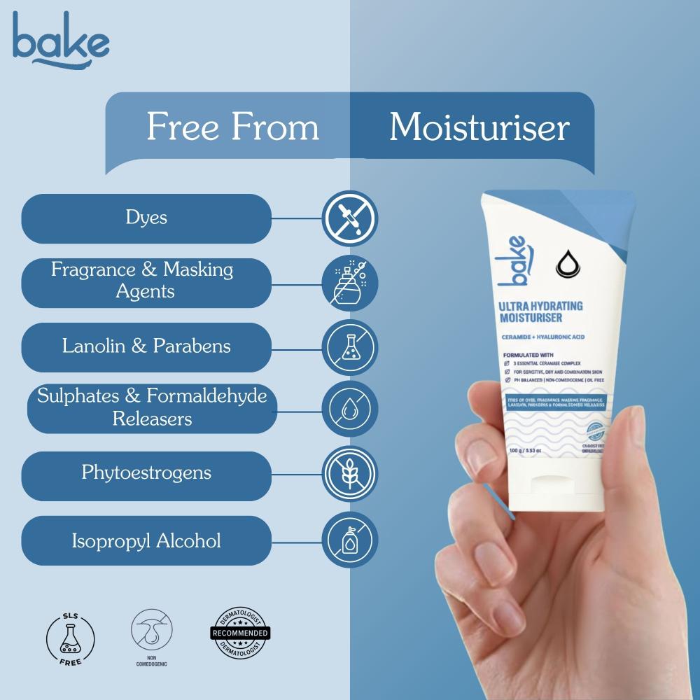 Ultra Hydrating Face Moisturizer with 3 Essential Ceramides for Barrier Repair-72H Hydration