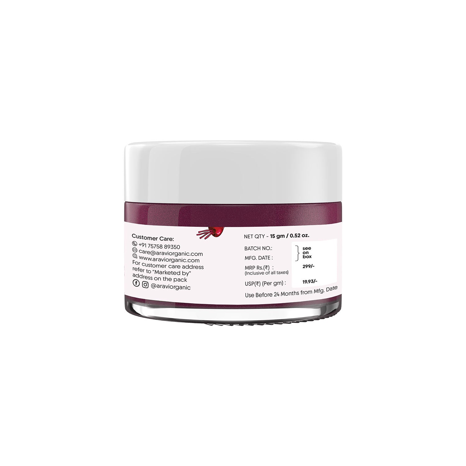Beetroot Lip Scrub For Dry, Dark Pigmented & Chapped Lips With Shea & Cocoa Butter
