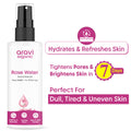 100% Pure Rose Water Face Toner Spray, Steam Distilled, For Skin & Hair, Gulab Jal