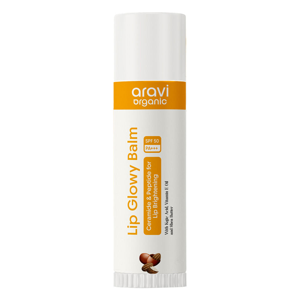 Glowy Lip Balm SPF 50 PA++++, Dry & Dark Pigmented Lips, Kojic Acid & Ceramide