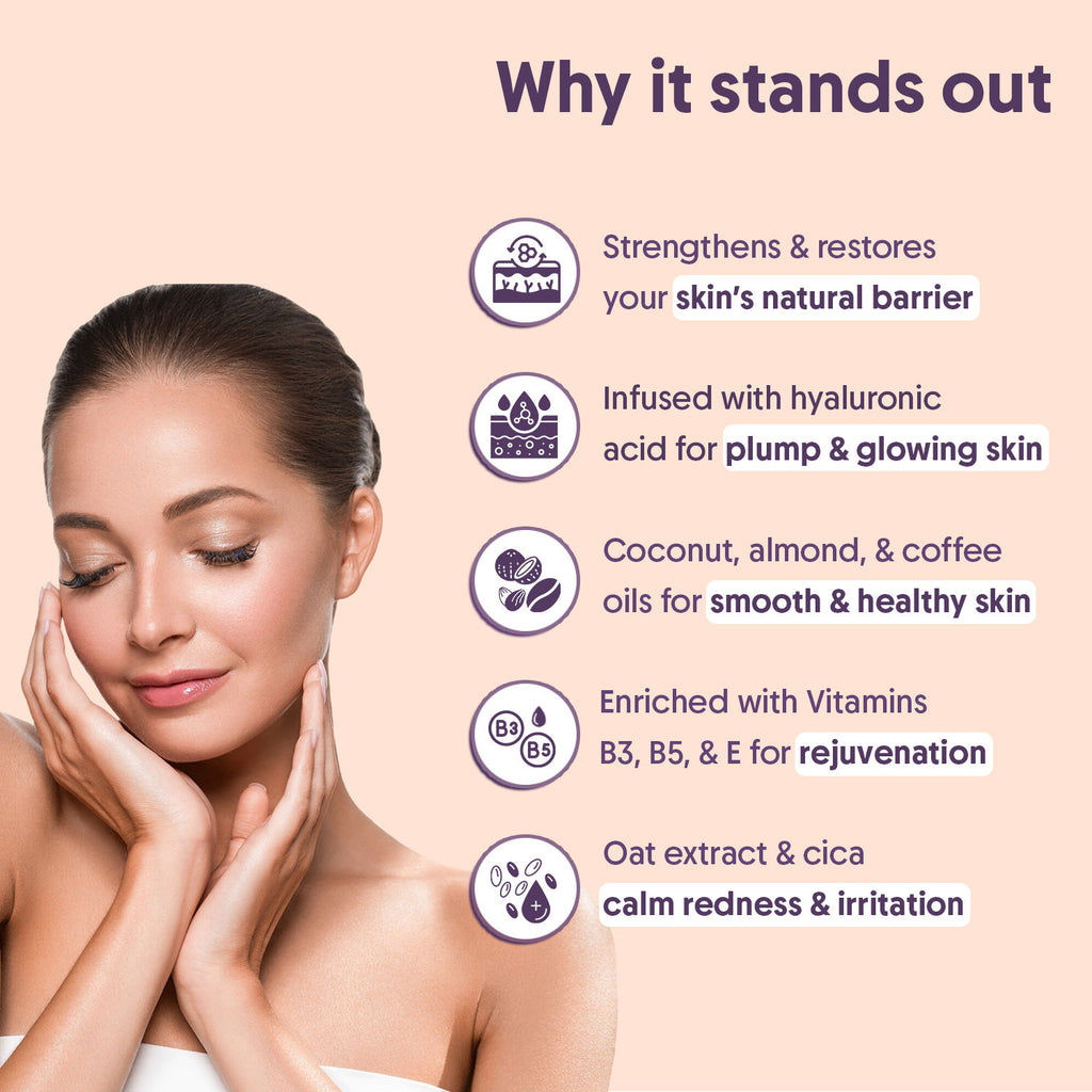 Barrier Repair Face Moisturiser, Ceramide & Niacinamide, Dry, Oily & Sensitive Skin