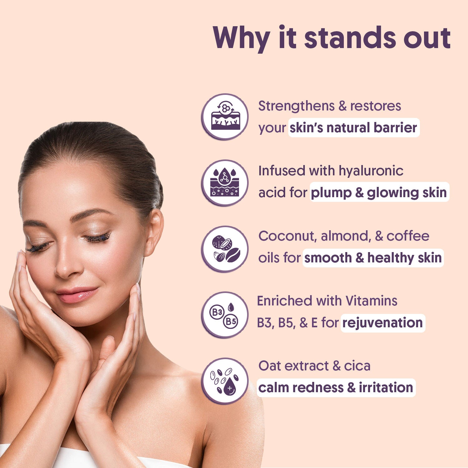 Barrier Repair Face Moisturiser, Ceramide & Niacinamide, Dry, Oily & Sensitive Skin