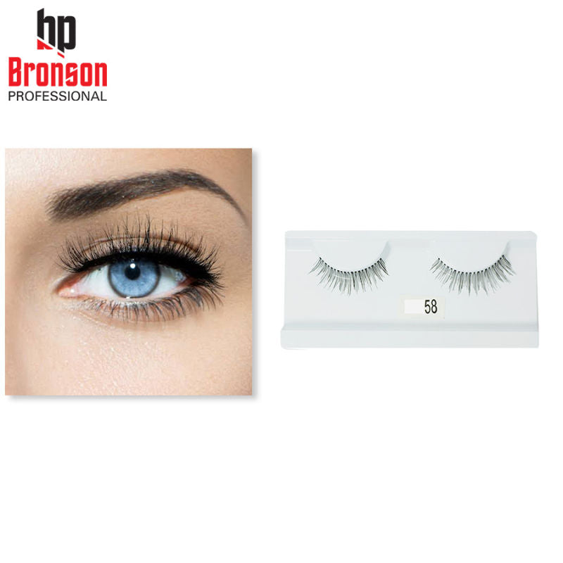 Synthetic Hair and Lightweight Long Natural Look False Eyelashes - 58