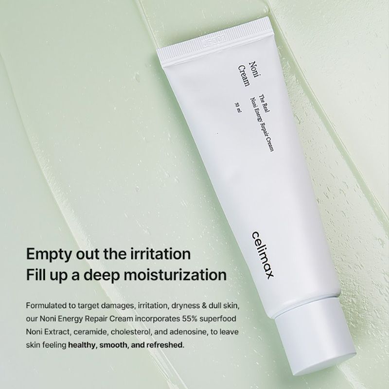The Real Noni Energy Repair Cream, Calms, Hydrates, Strengthens Skin Barrier