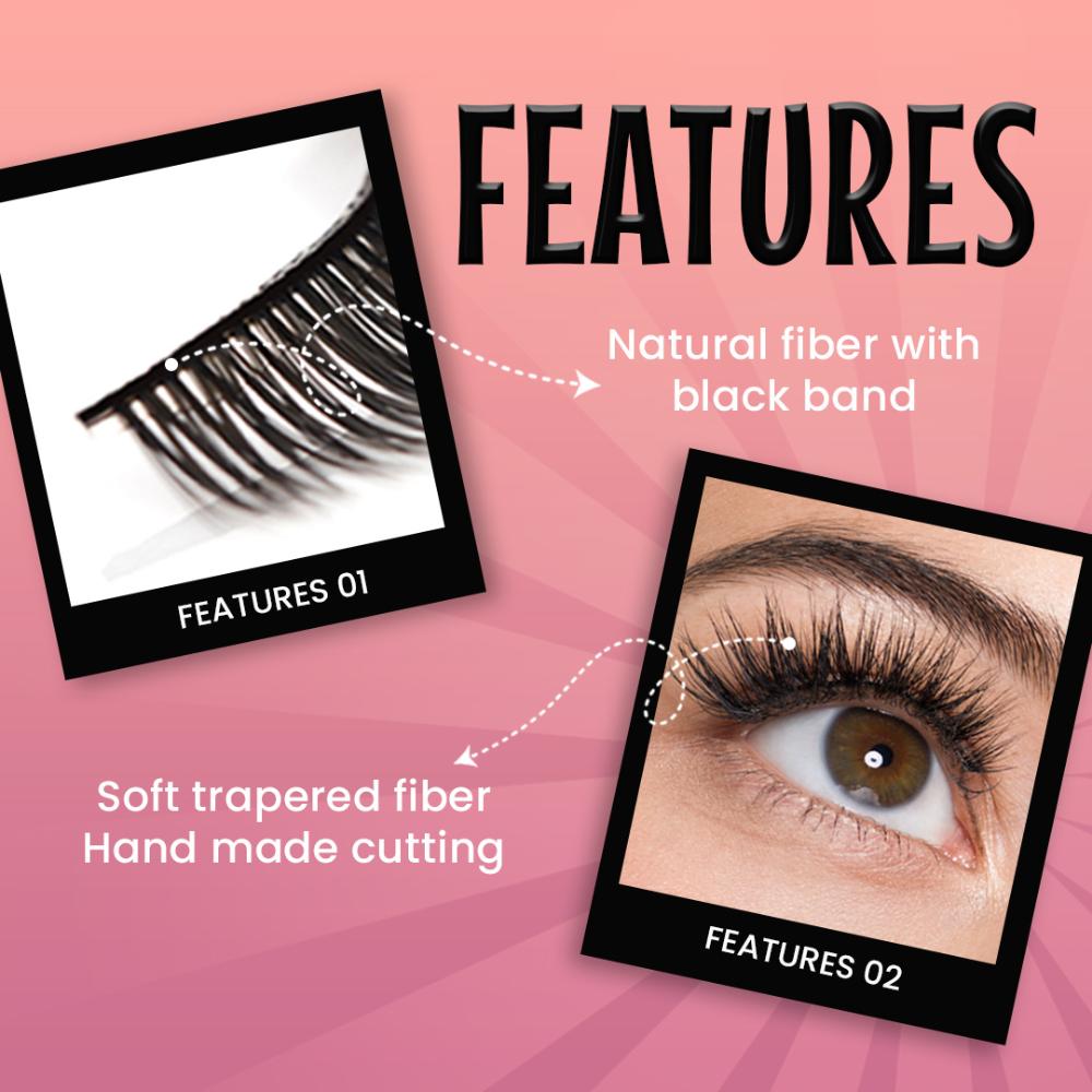 Highlash False Eyelashes Set - 03 Natural Dramatic