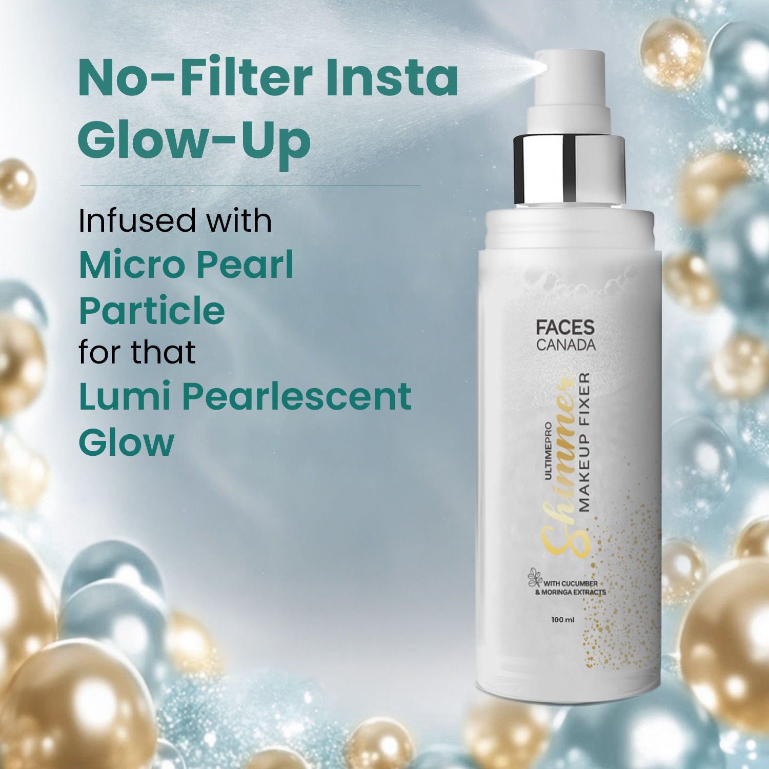 Ultime Pro Shimmer Makeup Fixer Setting Spray
