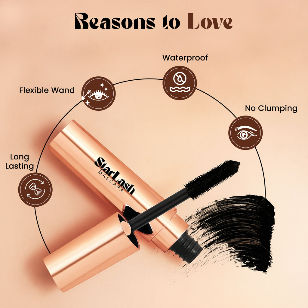 Star Lash Waterproof Mascara - Black