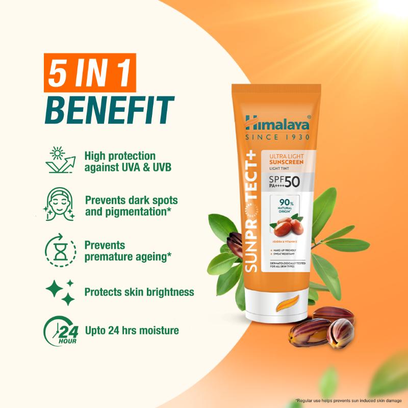 Sun Protect+ Ultra Tinted Sunscreen SPF 50 PA++++ Makeup Friendly, Sweat Resistant