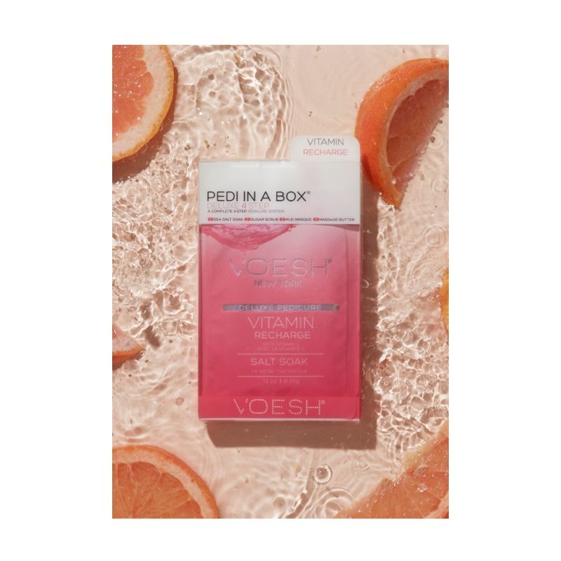 Deluxe Pedicure In A Box (4 Step) - Vitamin Recharge