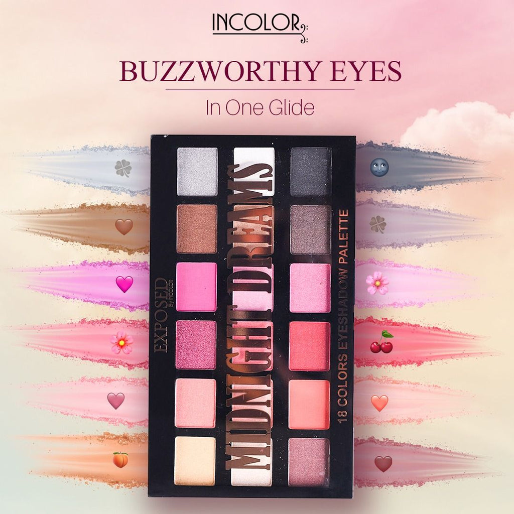 Exposed Midnight Dreams 18 Colors Eyeshadow Palette - 3