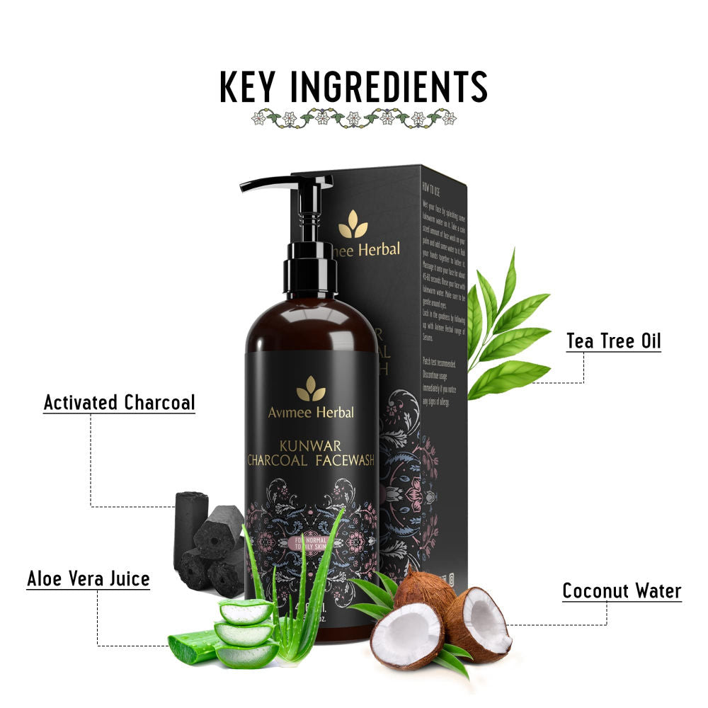 Kunwar Charcoal Facewash With Activated Charcoal