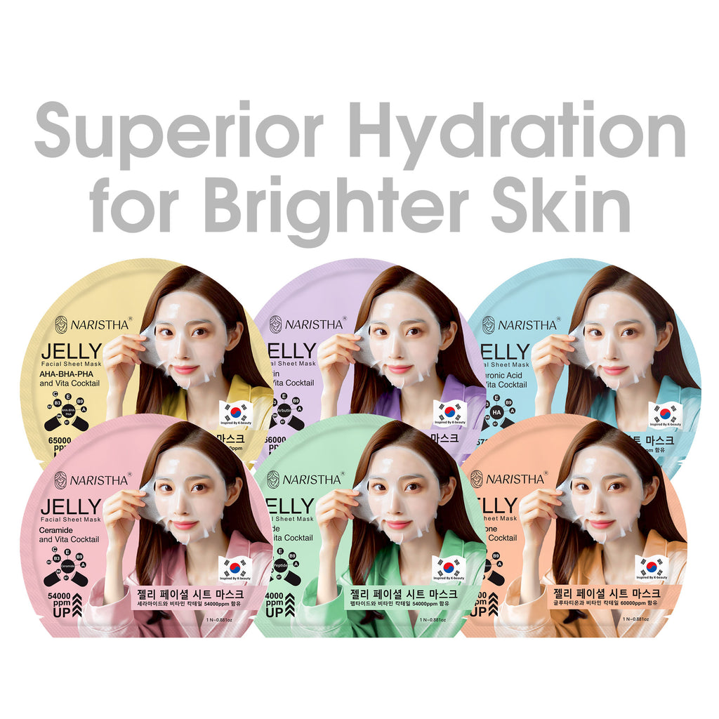 Ceramide Jelly Facial Sheet Mask - Ceramide & Vita Cocktail