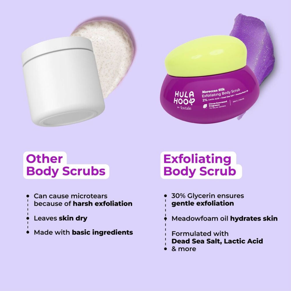 Hula Hoop Moroccan Silk Exfoliating Body Scrub