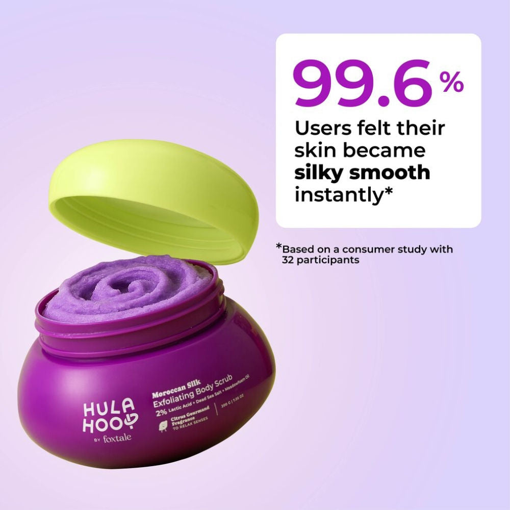 Hula Hoop Moroccan Silk Exfoliating Body Scrub