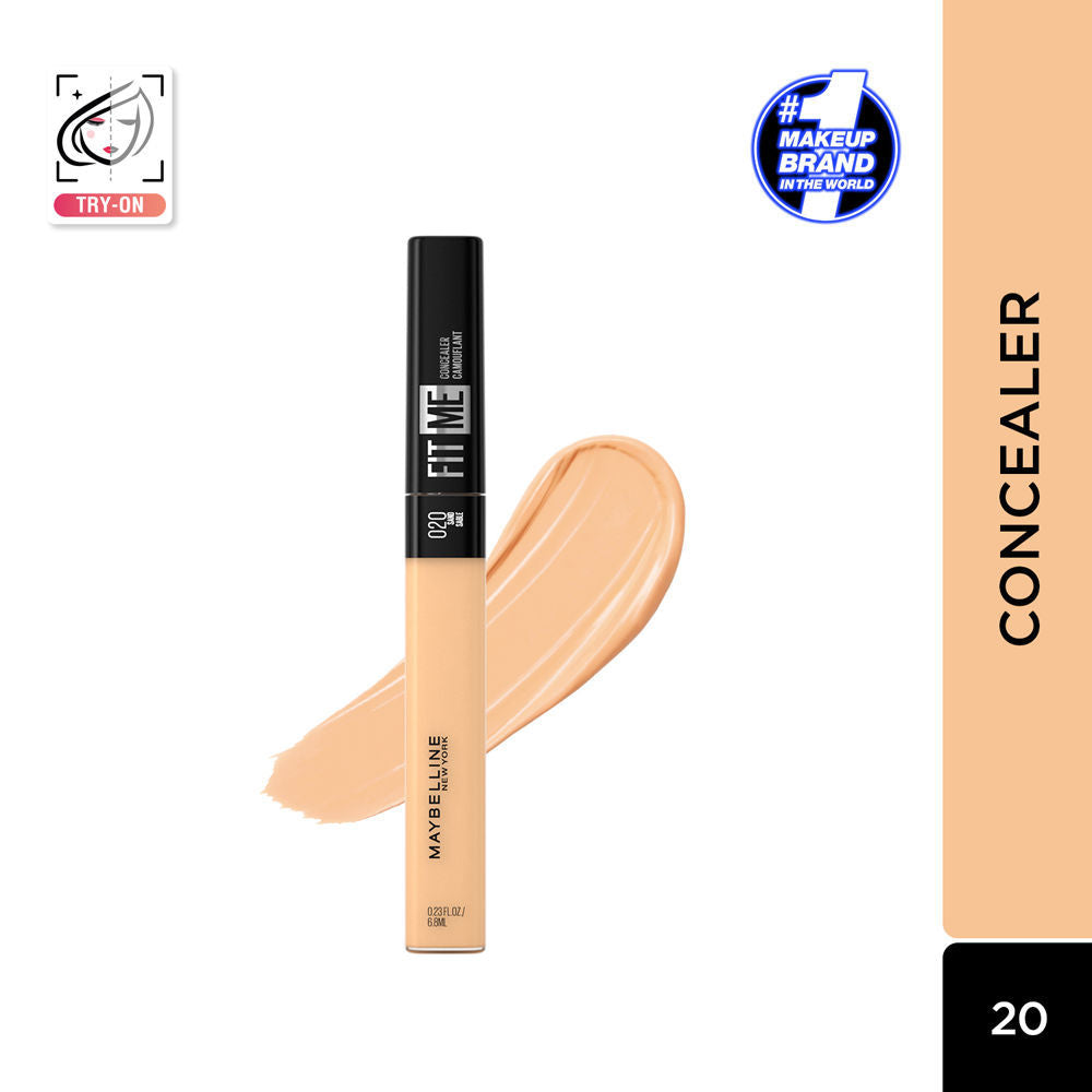 Fit Me Concealer, Oil-free Liquid Concealer for Oily and Dry Skin - Fair - 20 Sand