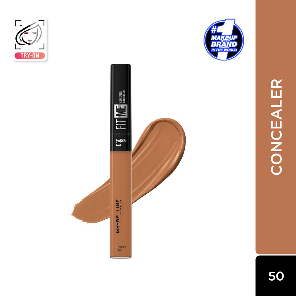 Fit Me Concealer, Oil-free Liquid Concealer for Oily and Dry Skin - Fair - 50 Cafe