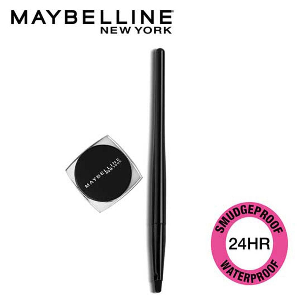 Lasting Drama Gel Eyeliner With Expert Eyeliner Brush - 01 Black