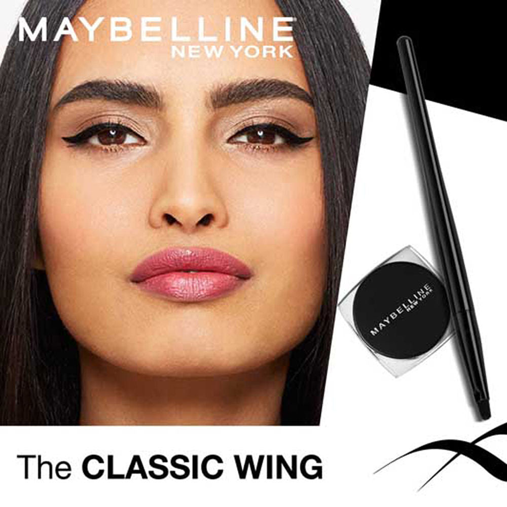 Lasting Drama Gel Eyeliner With Expert Eyeliner Brush - 01 Black