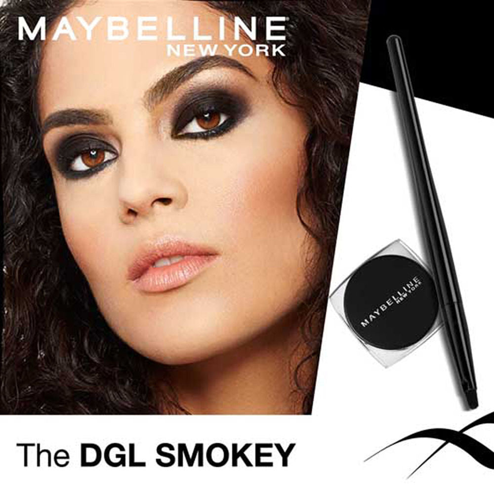 Lasting Drama Gel Eyeliner With Expert Eyeliner Brush - 01 Black