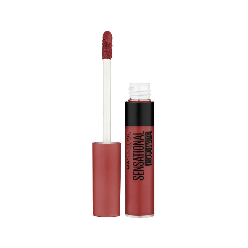 Sensational Liquid Matte Lipstick, Long-lasting - 03 Flush It Red
