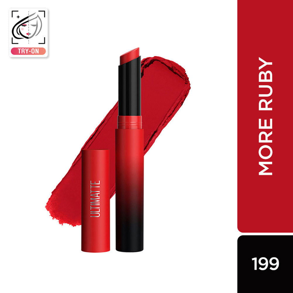 Color Sensational Ultimattes Lipstick, Matte Finish - More Ruby - More Ruby