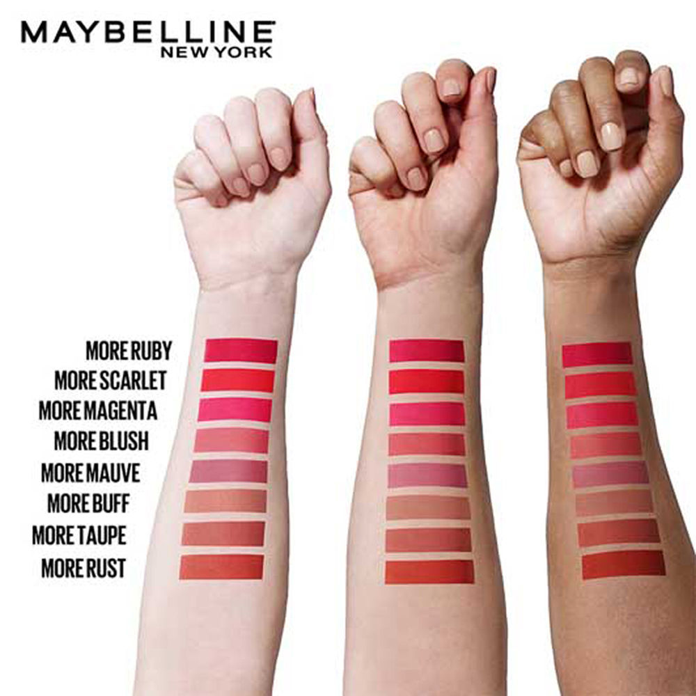 Color Sensational Ultimattes Lipstick, Matte Finish - More Ruby