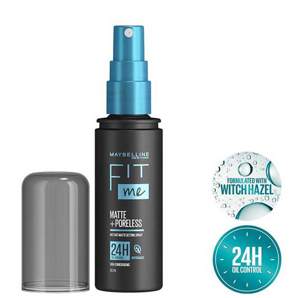 Fit Me Matte + Poreless Setting Spray Transfer-proof 24HR Oil-control Formula