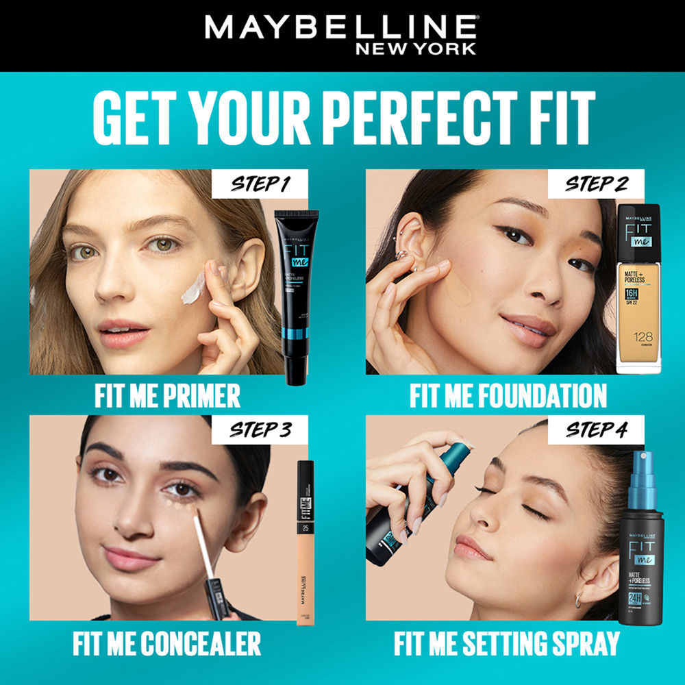 Fit Me Matte + Poreless Setting Spray Transfer-proof 24HR Oil-control Formula