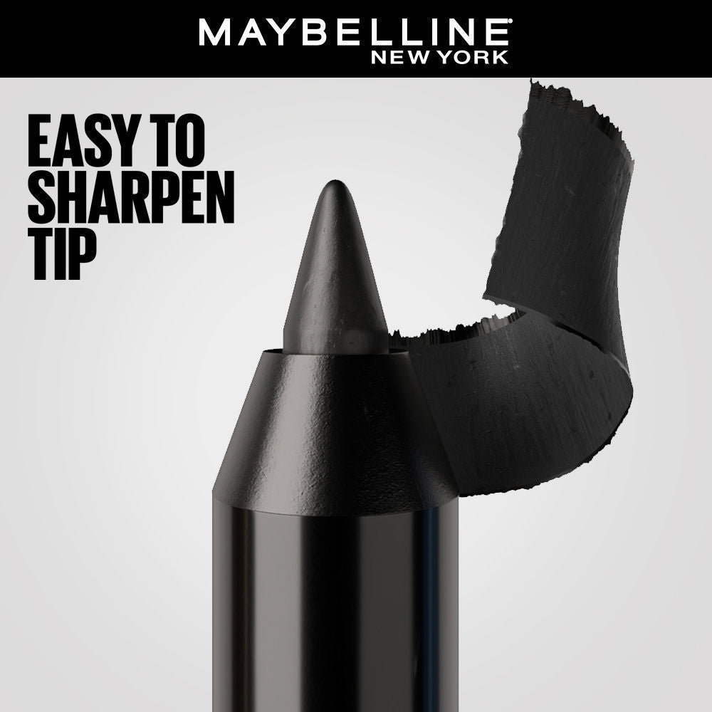 Maybelline Tattoo Gel Eyeliner - Striking Navy Blue, Metallic/Matte, Water & Smudge-proof, Last 36H