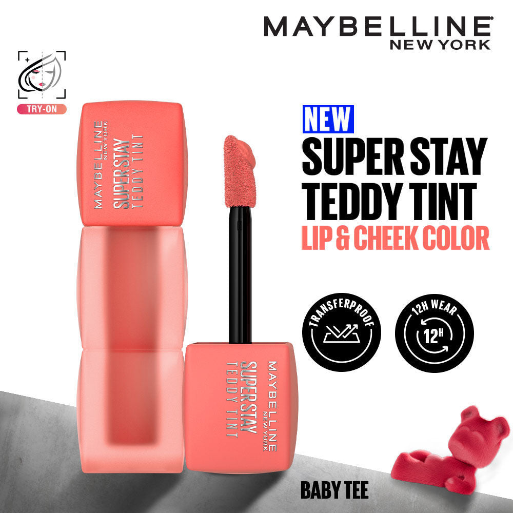 Superstay Teddy Tint - Lip And Cheek Color - Baby Tee