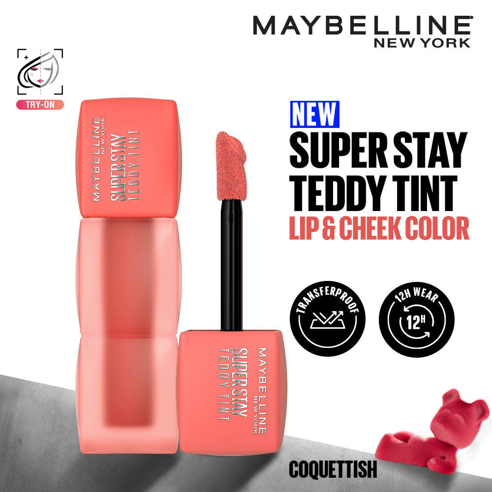 Superstay Teddy Tint - Lip And Cheek Color - Coquettish