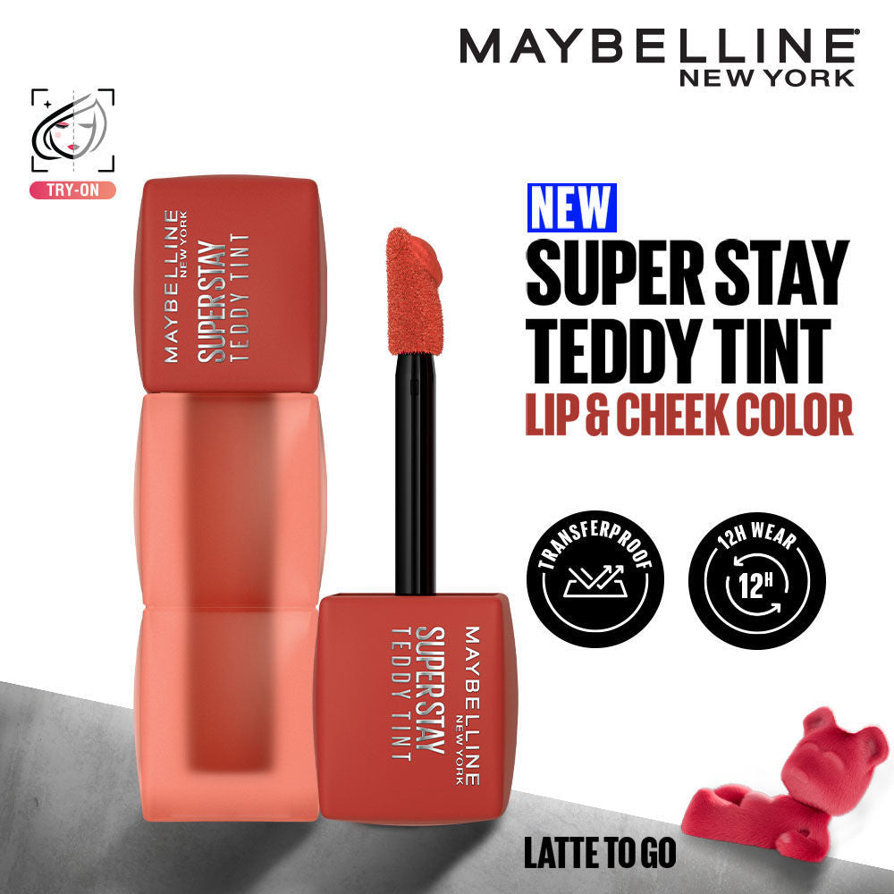 Superstay Teddy Tint - Lip And Cheek Color - Latte To Go