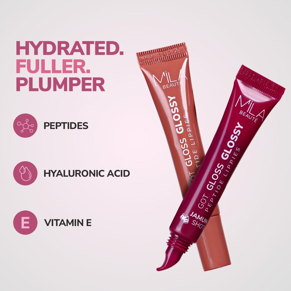 Peptide Lip Gloss Balm With SPF & Hyaluronic Acid Plump & Fuller Lips