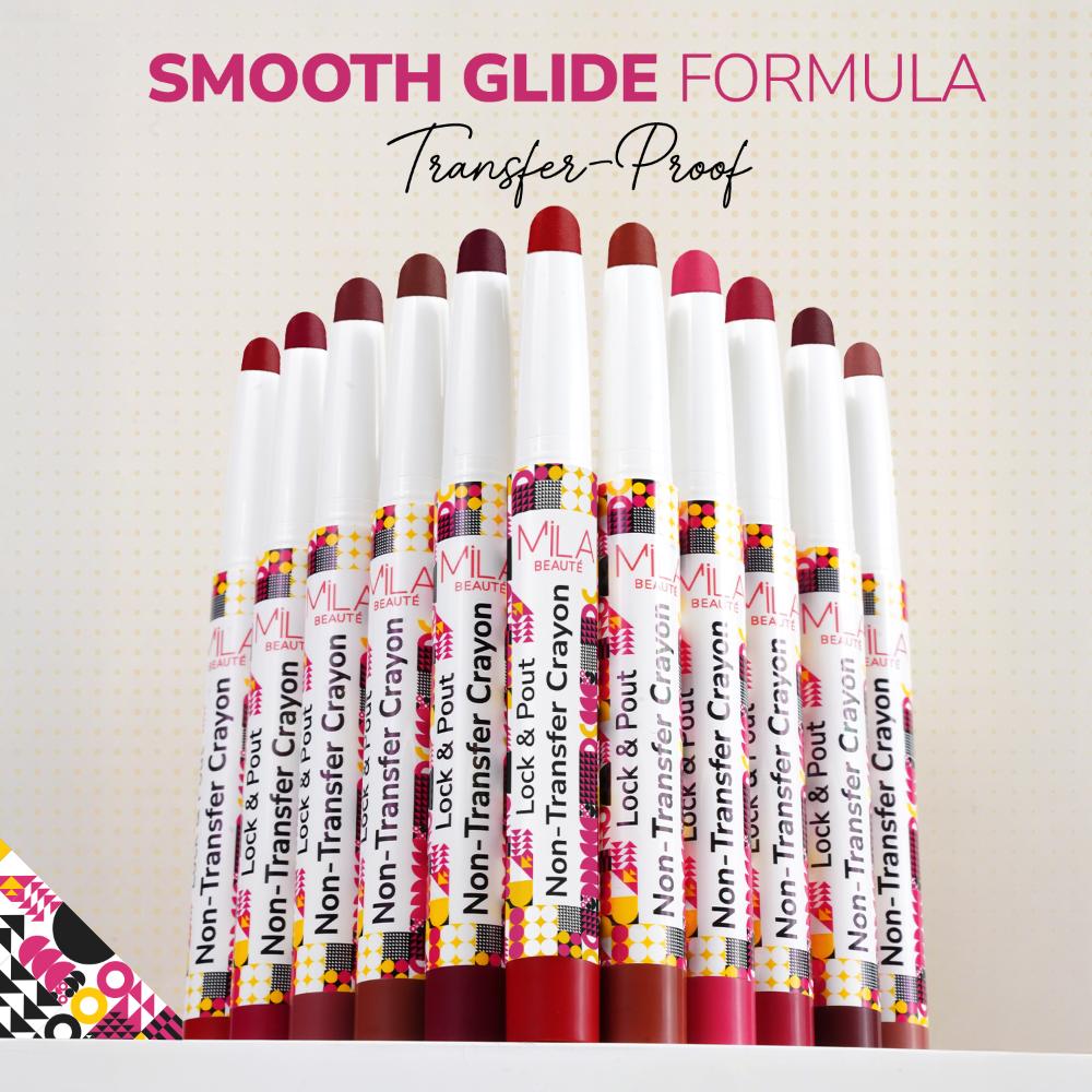 Lock & Pout Transfer - Proof Matte Crayon With Ceramides & Shea Butter