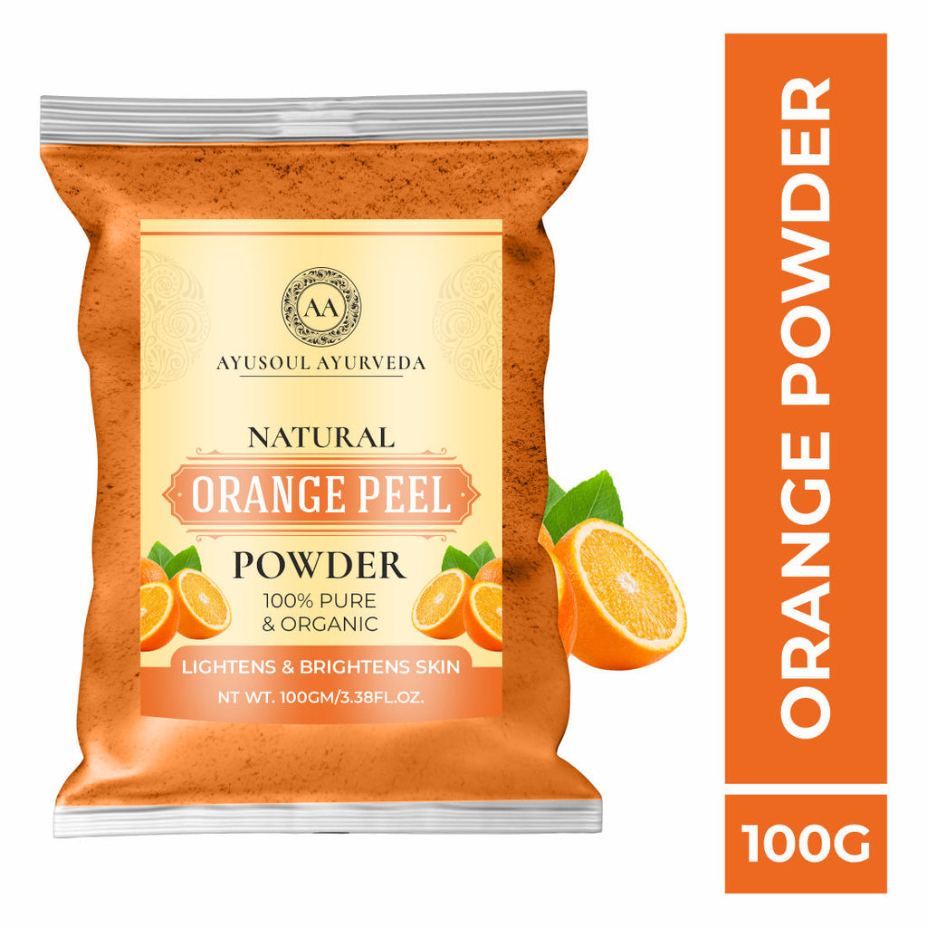 100% Pure Natural & Organic Orange Peel Powder