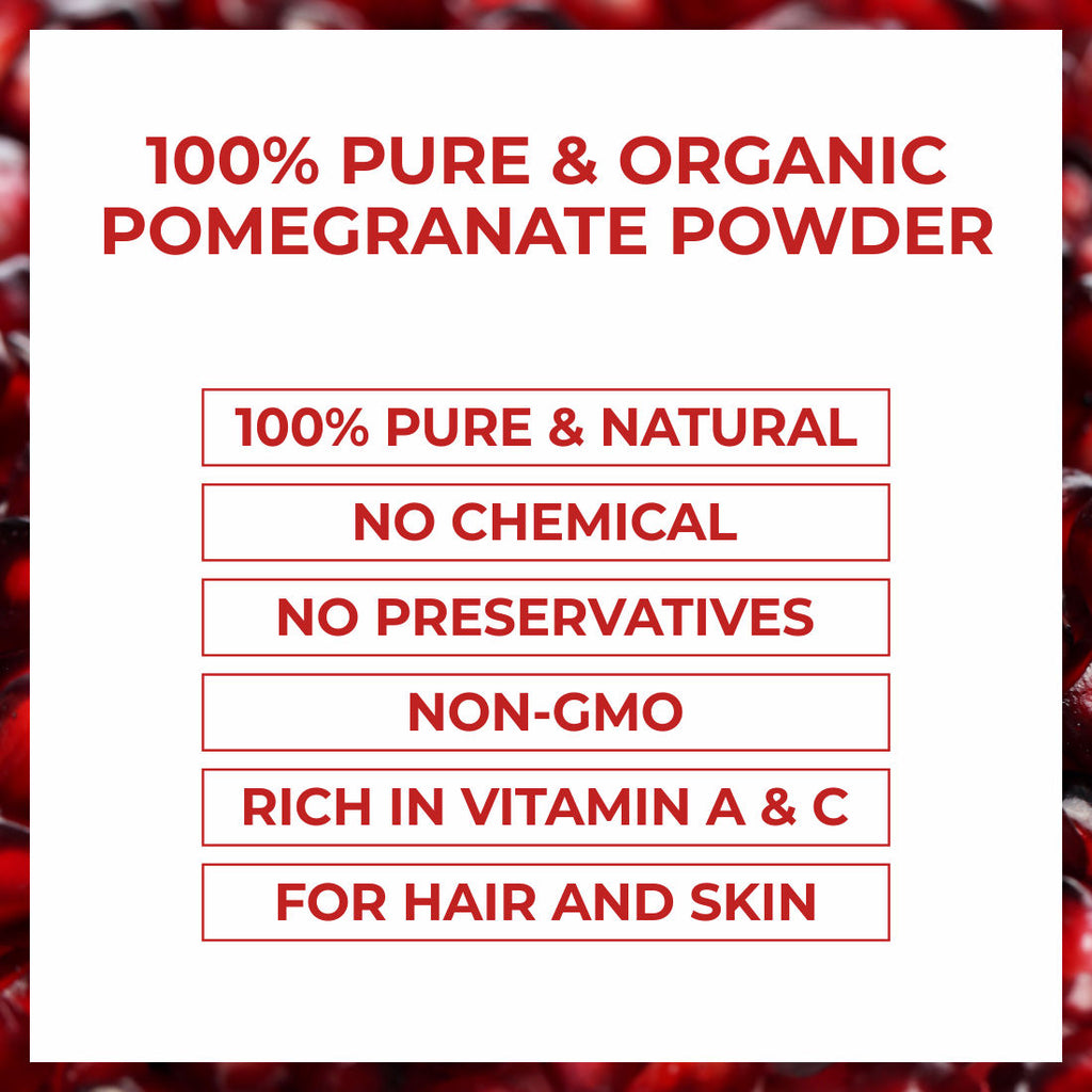 100% Pure Natural & Organic Pomegranate Powder