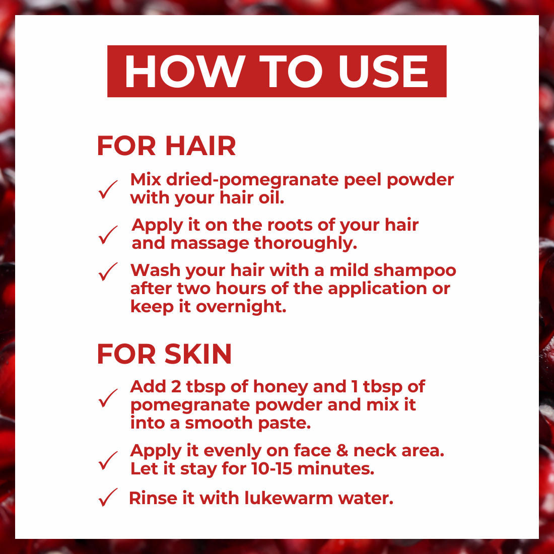 100% Pure Natural & Organic Pomegranate Powder