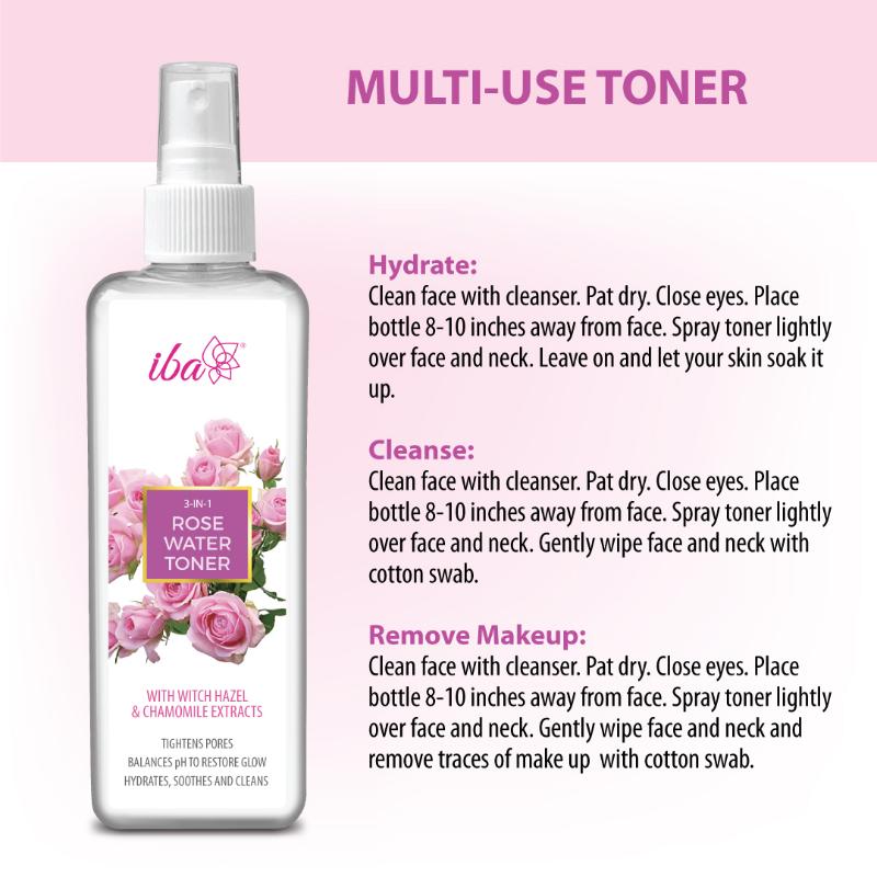 3-In-1 Rose Water Toner