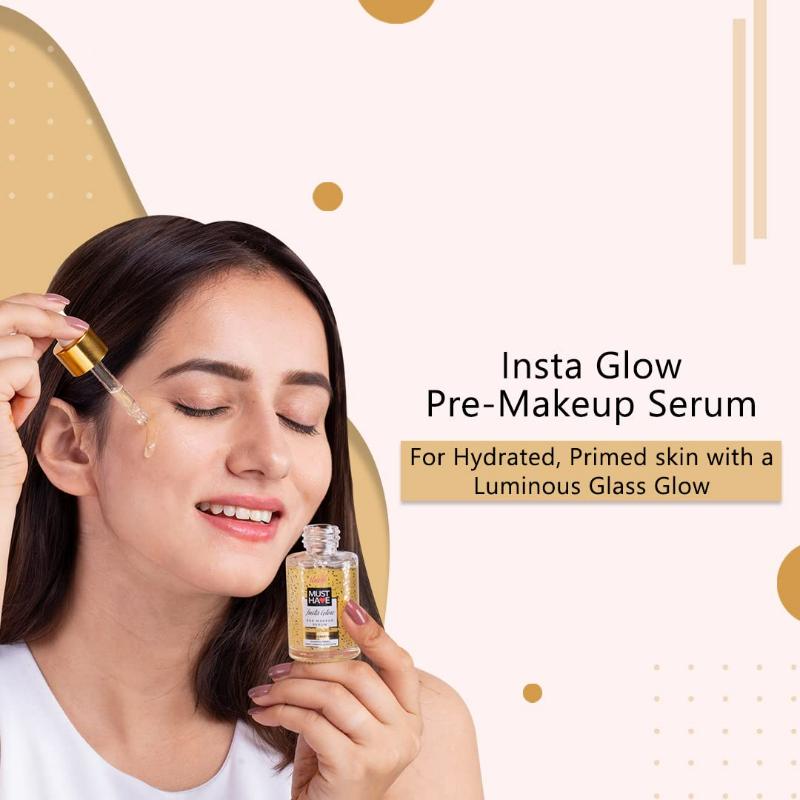 Must Have Insta Glow Pre-Makeup Serum With 24 Karat Gold
