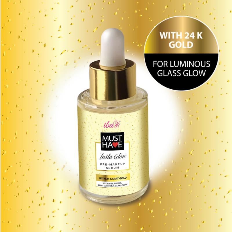 Must Have Insta Glow Pre-Makeup Serum With 24 Karat Gold