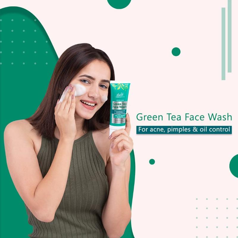Advanced Activs Crystal Clear Green Tea Face Wash
