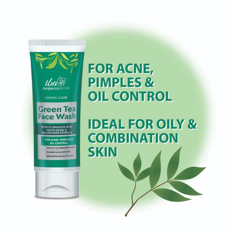 Advanced Activs Crystal Clear Green Tea Face Wash
