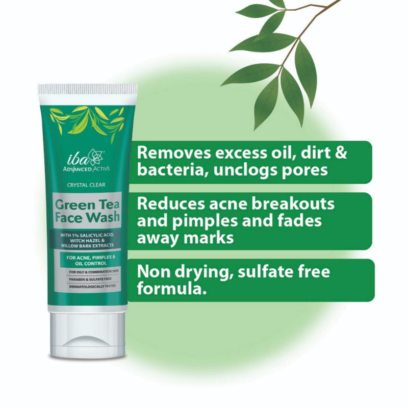Advanced Activs Crystal Clear Green Tea Face Wash