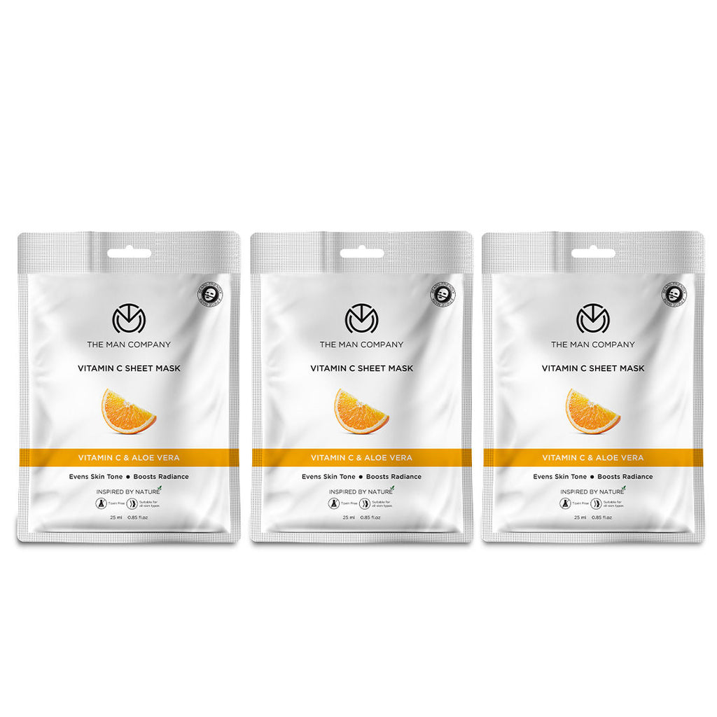 Vitamin C Sheet Mask With Hyaluronic Acid & Lemon