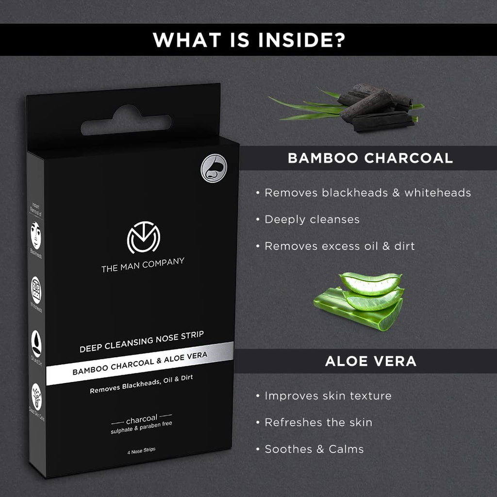 Charcoal Nose Strips For Whitehead & Blackhead Removal