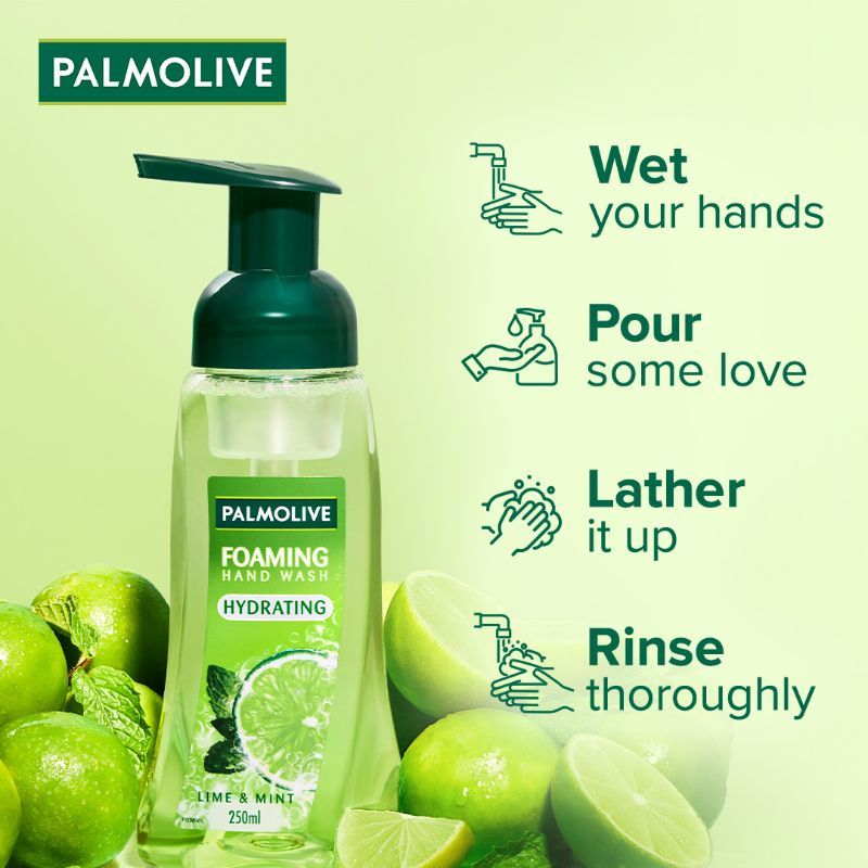 Hydrating Foaming Lime & Mint Hand Wash, Removes 99.9% Germs