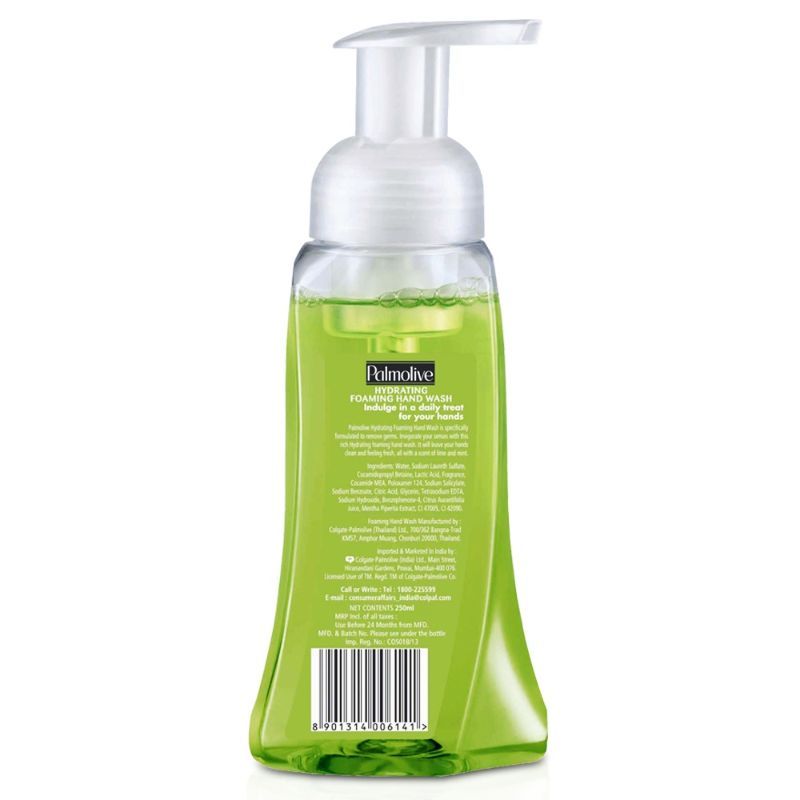 Hydrating Foaming Lime & Mint Hand Wash, Removes 99.9% Germs