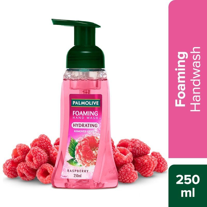 Hydrating Foaming Raspberry Hand Wash, Removes 99.9% Germs